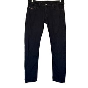 Diesel Mens 1979 Sleenker Jeans Skinny Black O9C51 Size 36x32 EUC